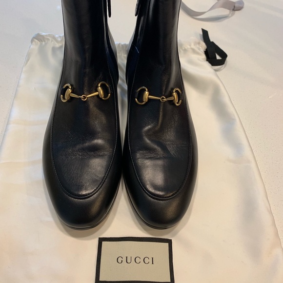 Gucci - Jordaan Leather Bootie - Picture 6 of 7